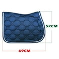 thumbnail image 4 of Mantilla cuadrada acolchada , mantilla ecuestre para equitación, , Azul Sharpla Almohadilla de silla de montar inglesa, 4 of 5