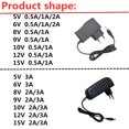 thumbnail image 3 of Adaptador de corriente Universal para tiras de luz LED, fuente de alimentación de CA 110-240V, cc 5V, 6V, 8V, 9V, 10V, 12V, 15V, 0.5A, 1A, 2A, 3A, 3 of 3