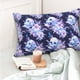 thumbnail image 4 of Balery blue starry sky Skull flower Funda de Cojín Estampada, Regalos para Mujeres, Regalos de Amor para Ella, Regalos para Novia o Esposa, Funda de Almohada-20"x30", 4 of 6