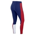 thumbnail image 3 of Women's WEAR by Erin Andrews Royal/Red New York Giants Color-Block Leggings, 3 of 6