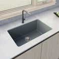 thumbnail image 7 of Ruvati 30-inch Fireclay Undermount / Drop-in Topmount Kitchen Sink Single Bowl, 7 of 7
