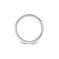 thumbnail image 5 of Gem & Harmony Mens Platinum 4mm Flat Wedding Band Ring for Men, 5 of 6