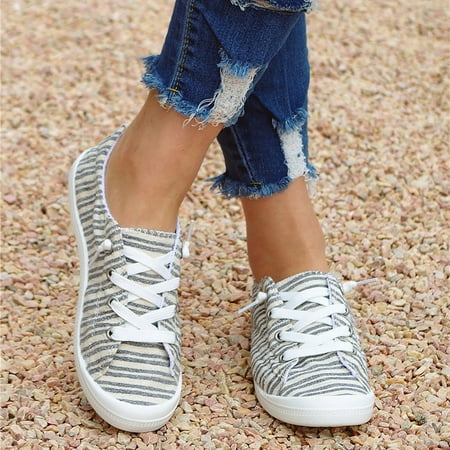 

Inkach Low-Cut Canvas Shoes One-Foot Lazy Korean Version Student Casual Flat Shoes