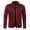 Wine_015, variant on Men's Full Zip Up Sweatshirt Without Hood Fall Fashion Jackets Zipper Mock Neck Coat Casual Long Sleeve Top With Zipper Pockets Black L