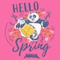 thumbnail image 2 of Girl's Kung Fu Panda Hello Spring Moves Graphic Cropped T-Shirt, 2 of 3