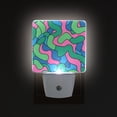 thumbnail image 3 of Twisty Bold Line Night Light 2 Pack LED Nightlight Plug into Wall Dusk to Dawn Sensor Soft White, 3 of 7