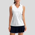 thumbnail image 2 of Pxiakgy Women's Golf Shirt Sleeveless Lightweight V Neck Tennis Polo Shirts with Collar Quick Dry Athletic Tops for Women Sleeveless Shirts Collared V Neck Tennis Tank Tops Lightweight Light Ashy Xxl, 2 of 7