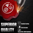 thumbnail image 4 of ALLTIMES 4PCS Engine Oil Cap Radiator Cap Washer Cap Brake Fluid Cap Cover Trim for Corvette C8 2020-2023, 6061 Aluminium Alloy, 4 of 11