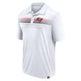 thumbnail image 2 of Men's Fanatics White Tampa Bay Buccaneers Big & Tall Sublimated Polo, 2 of 3