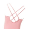 thumbnail image 7 of iEFiEL Kids Girls Spaghetti Strap Ballet Dance Leotard,Sizes 3-14 Pink 5-6, 7 of 7
