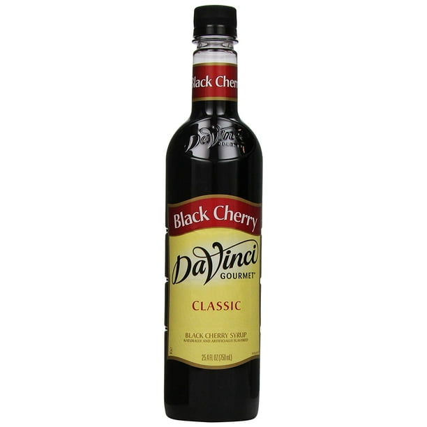 DaVinci Gourmet Classic Syrup, Black Cherry, 25.4 Ounce (Pack of 3