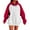 Red, variant on Essentials Hoodie for Women Patchwork Long Sleeve Warm with Pocket Athletic Hooded Pullover Sweatshirt