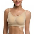 thumbnail image 2 of Spdoo Full Bust Seamless Nursing Maternity Bras Plus Size Pregnancy Breastfeeding Bra, M-4XL, 2 of 6