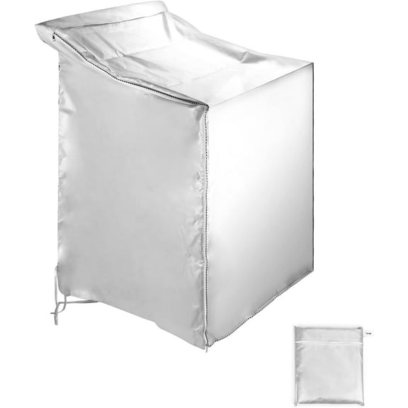 Washer and Dryer Covers, Heavy Duty Waterproof Washing Machine Cover for Most Top Load or Front Load Machine, Dustproof, All Weather Protection, 29" W x 28" D x 43" H