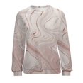 thumbnail image 7 of Colorful Marble Pattern Mom Sweatshirt For Women Long Sleeve Pullover, 7 of 7