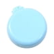 thumbnail image 2 of Cepillo de pelo plegable romántico color macarrón con espejo, redondo, portátil, de bolsillo, mini peine masajeador, tamaño de viaje, para mujeres y niñas., 2 of 2