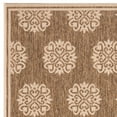 thumbnail image 5 of SAFAVIEH Beach House Regent Geometric Indoor/Outdoor Area Rug, Beige/Cream, 4' x 6' - Traditional Design, Beige & Cream, Weather Resistant, Non-Shedding & Easy Cleaning, Ideal for Patio, Entryway, Mu, 5 of 7