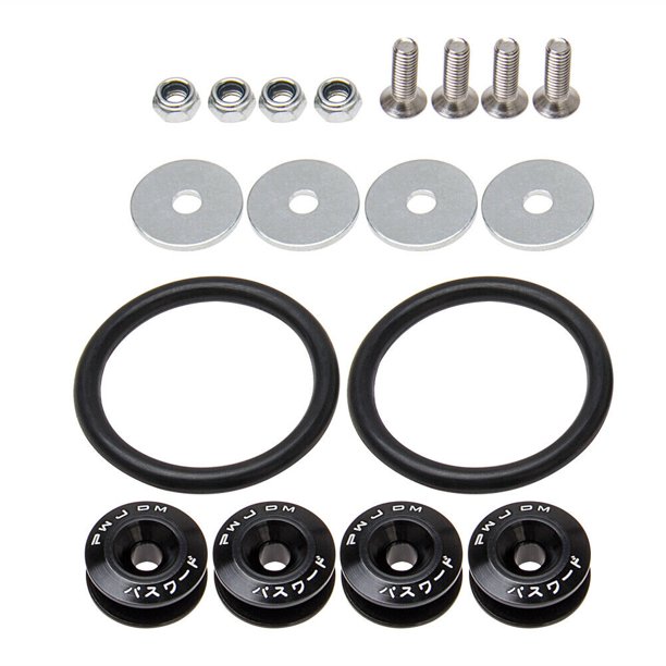 Aluminum JDM Quick Release Fasteners Bumper for Car Trunk Fender Hatch