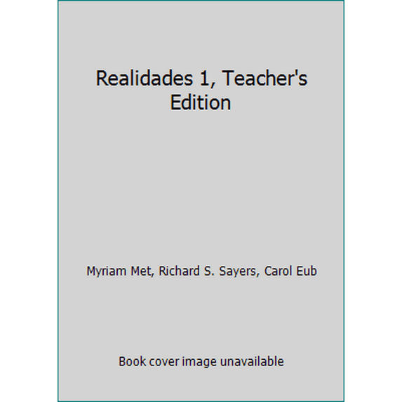 Pre-Owned Realidades 1, Teacher's Edition (Hardcover) 0130359599 9780130359599