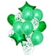 thumbnail image 4 of Bearachild 14 unids/set globo de confeti múltiple globos de fiesta de feliz cumpleaños globos de helio de oro rosa niño niña Baby Shower Kits de decoración para fiestas verde, 4 of 6