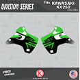 thumbnail image 2 of Kalair GFX Graphics Kit for Kawasaki KX250 (1992-1993) Division Series, 2 of 5
