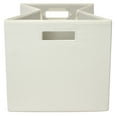 thumbnail image 4 of Better Homes & Gardens Fabric Cube Storage Bins (12.75" x 12.75"), Ivory, 2 Pack, 4 of 6