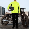 thumbnail image 4 of unbranded 1Jgo Conjunto De Lluvia Amarillo Reflectante Para Ciclismo Con Chaqueta, Y Cubrezapatos, 4 of 8