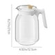 thumbnail image 3 of Jarra de agua de vidrio Jarra de gran capacidad Jarra de té Botella de agua fría Dispensador de agua fría Hervidor de agua de vidrio, 3 of 6