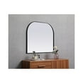 thumbnail image 5 of Metal Frame Arch Mirror 36x30 Inch in Black, 5 of 9