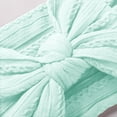 thumbnail image 4 of AUNVITO Baby Soft Wide Headbands Elastic Nylon Hair Accessory with Jacquard Bow for Infants Toddlers Gentle Head Wrap, 4 of 4