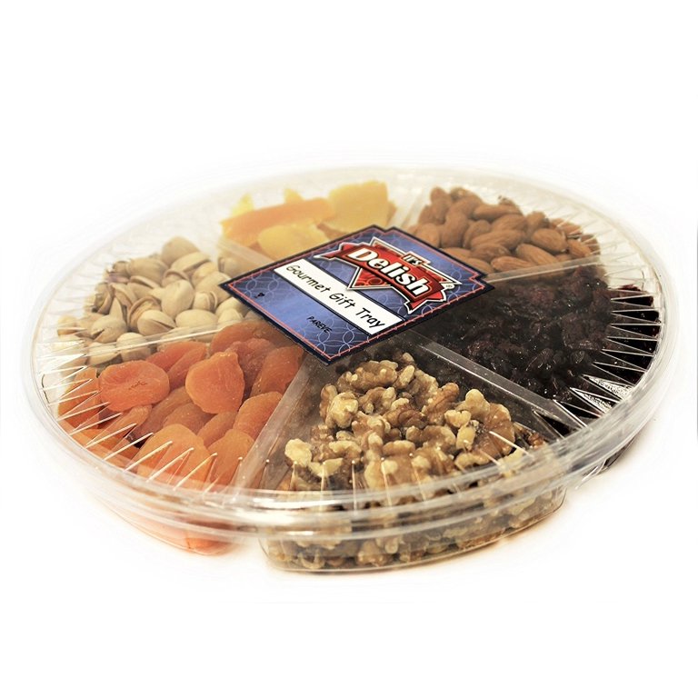 7 Section Dried Fruit & Nut Tray - Large Platter • Dried Fruit