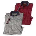 thumbnail image 1 of Atlas For Men Polo en Jersey pour Homme (Pack de 2), 1 of 3