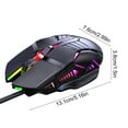 thumbnail image 5 of Vacemry under $5 3Pcs Wired Gaming Mouse, Programmable RGB Gaming Mouse, Adjustable DPI Settings, Precise Tracking for FPS MMO Games Computer Laptop, 5 of 9