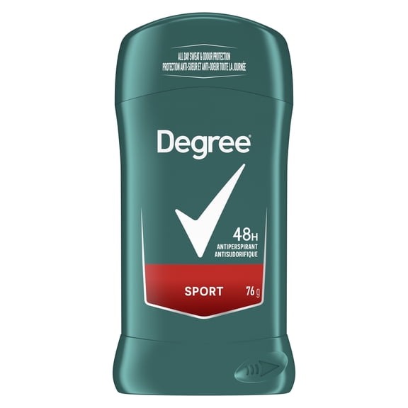 Degree Men Antiperspirant Stick, Sport 48-Hour Sweat and odour Protection Antiperspirant For Men, 76g