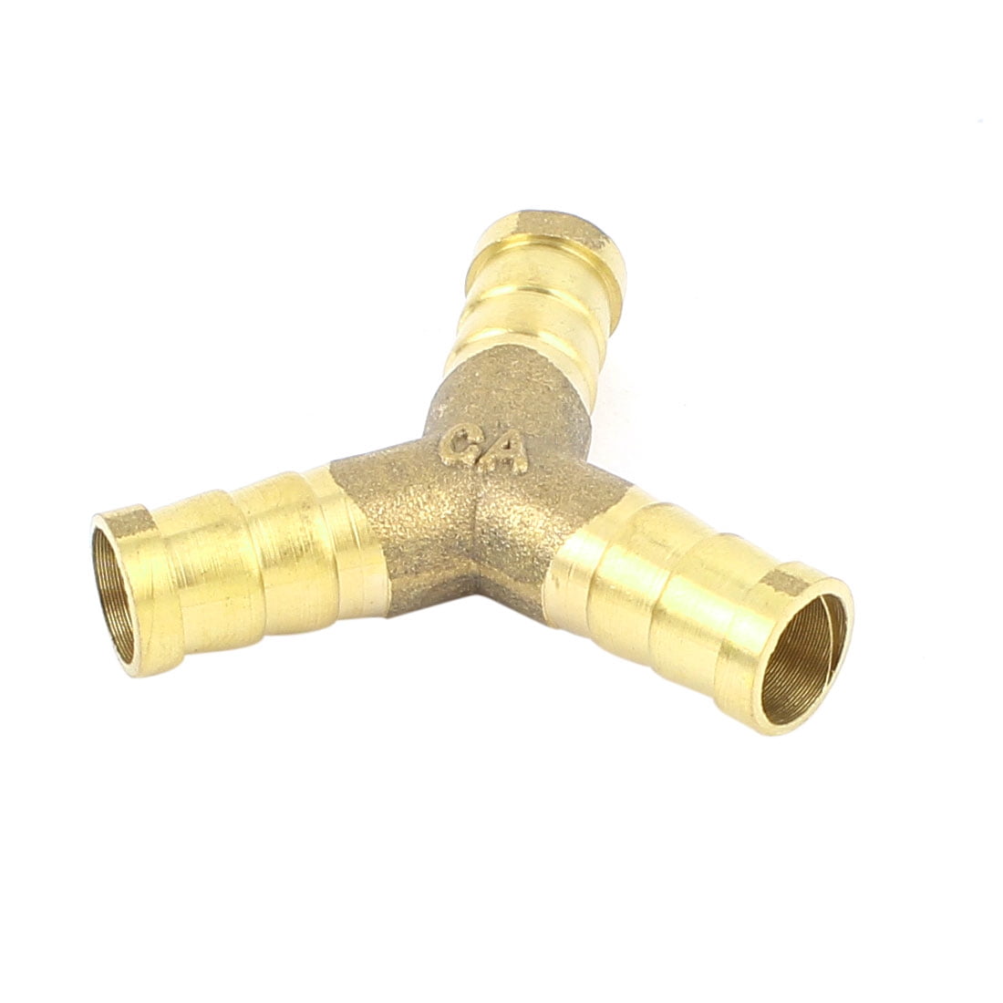 Unique Bargains 10mm Brass 3 Way Y Shaped Connector Air Water Fitting