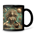 thumbnail image 2 of Lotusprinthandmade 3D Yoga Meditation Black Ceramic Mug (11oz) (Made In US), Yoga-Themed Coffee Mug, Meditation-Inspired Tea Cup, 2 of 5
