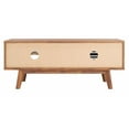 thumbnail image 5 of SAFAVIEH Aurelio Farmhouse 2 Shelf Media Stand, White (46.5 in. W x 15.2 in. D x 18.6 in. H), 5 of 11