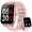 Pink, variant on Smart Watch for Men Women ,1.85" HD Touch Screen Smart Watches,130+ Sport Modes Fitness with Android and IPhone(Black)