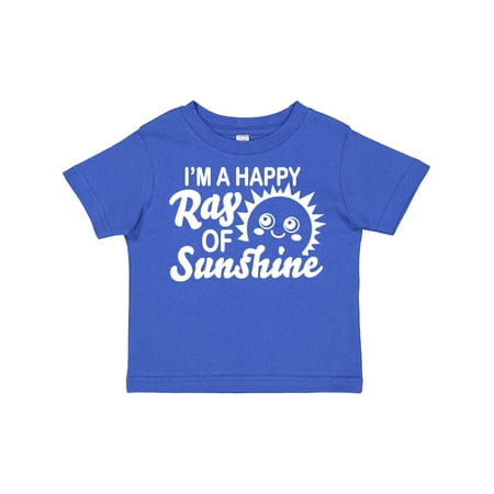 

Inktastic Im a Happy Ray of Sunshine with Happy Sun Gift Toddler Boy or Toddler Girl T-Shirt