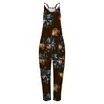 thumbnail image 6 of Yievot Jumpsuits for Womens Casual Summer Rompers Sleeveless Floral Print Loose Strap Baggy Overalls Women Jumpsuit with Pockets 2025 2025 Birthday Gifts Pants for Women, 6 of 6