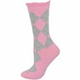 thumbnail image 2 of Sierra Socks Women's Socks Argyle Crew Cotton Lurex Sparkle Socks Purple, 2 of 8