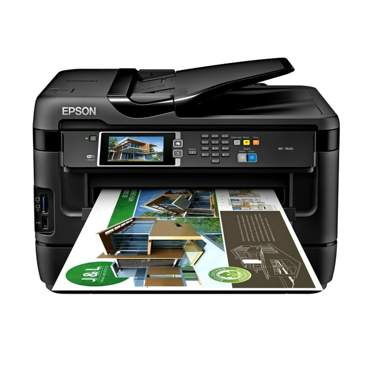 Epson WorkForce 7620 Wireless All-in-One Inkjet Printer, Copy/Fax