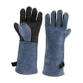 thumbnail image 4 of Guantes de soldadura Guantes de trabajo al aire libre Guantes BBQ Resistente al calor para del almacén con mujeres y hombres, 4 of 8