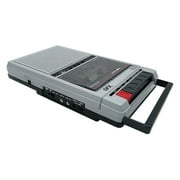 QFX Retro-40 Shoebox-Style Cassette Tape Player/Recorder with Bluetooth and USB Playback, RETRO-40