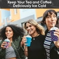 thumbnail image 5 of 3-Pack (16-32oz) Reusable Neoprene Insulator Sleeve for Iced Coffee or Cold Beverage Cups (Sunset Smooth), 5 of 9