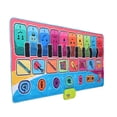 thumbnail image 3 of Tapetes musicales para niños, plegable, 10 teclas, educativo, portátil, tapete para Piano, teclado de música, tapete para baile, 3 of 9