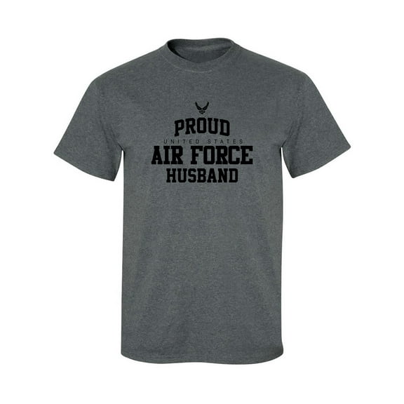 Proud Air Force HUSBAND Adult Short Sleeve T-shirt