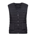 thumbnail image 1 of Tignapoo Smart Heating Vest for Men and Women - Adjustable Temperature Control, 5 Heating Zones, 3 Levels of Warmth, Black, EU Size 2XL, Ideal for Winter Activities and Daily Use, 1 of 6
