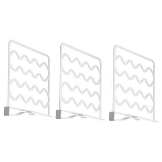 TitanSecure White Wire Shelf Dividers for Closets – Sturdiest