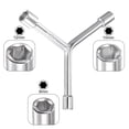 thumbnail image 3 of Unique Bargains Y Type 3 Way Hex Socket Wrench, 8mm 10mm 12mm Combination Repair Spanner Tool, 3.5-inch, 3 of 5